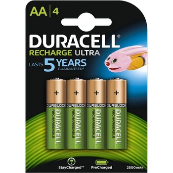 Image 1 of Duracell Акумулаторни батерии Duracell, 2500mAh AA, 4 бр (057043)