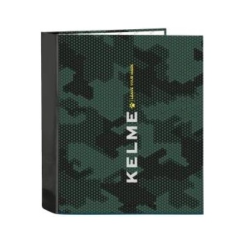 KELME Папка с пръстени Kelme Camo Черен Зелен A4 27 x 33 x 6 cm