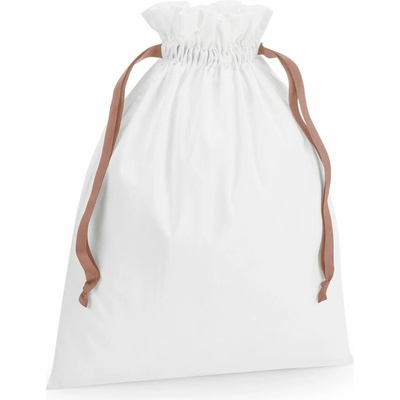 Westford Mill Pytel W121 s dárkovou stuhou bavlněný soft white/ L Bílá/růžová