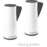 Cole & mason (Англия) Комплект мелнички за сол и пипер COLE & MASON OXLEY цвят бял - 14.5 см (Cole & Mason H 301368)