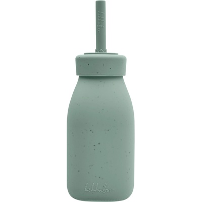 KikkaBoo Шише със сламка Platinum Silicone Sage (31302050019)