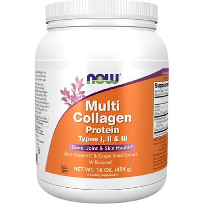 Now Foods Multi Collagen Protein Types I, II, III Pudr 454 g