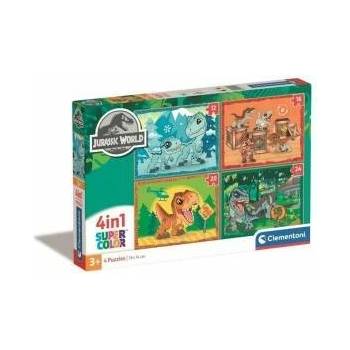 Clementoni Пъзел Clementoni Jurassic World (4 броя)