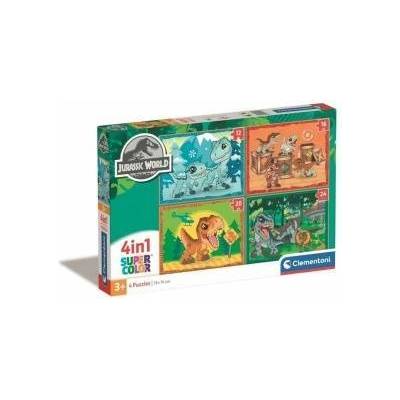 Clementoni Пъзел Clementoni Jurassic World (4 броя)