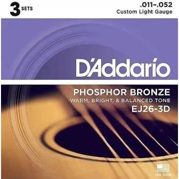 D'Addario EJ26-3D Струни за акустична китара (EJ26-3D)