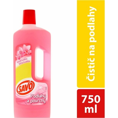 Savo čistiaci prostriedok na podlahy Vôňa Kvetín 750 ml