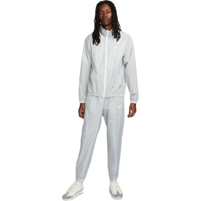 Nike Мъжки анцуц Nike Sportswear Club Lined Woven Track Suit - light smoke grey/white