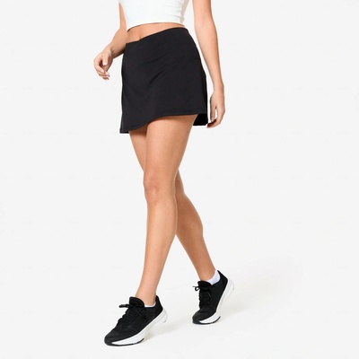 Domyos dámské fitness kraťasy se sukní černá