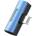 Baseus Двоен Lightning адаптер за устройства с Lightning порт - Baseus Double Lightning Adapter L46 (син) (CAL46-03)