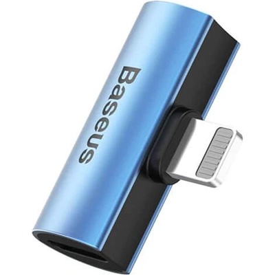 Baseus Двоен Lightning адаптер за устройства с Lightning порт - Baseus Double Lightning Adapter L46 (син) (CAL46-03)