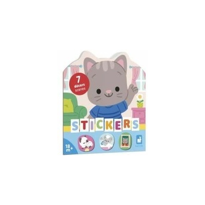 Janod Stickers samolepkový zošit môj dom