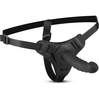 Image 1 of EasyToys Silicone Strap-On Bended Ribbed Black