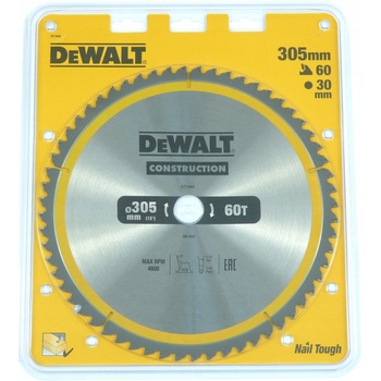 DeWALT DT1960 Pilový kotouč 305 x 30 mm na dřevo, 60 zubů