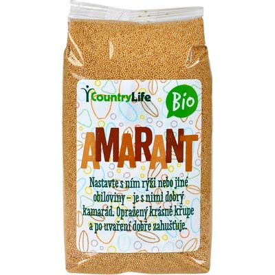 Country Life Amaranth zrno BIO 500g – Zboží Mobilmania