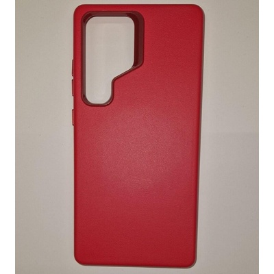 GKK Magsafe Кожен Калъф за Samsung S25 Ultra, GKK Leather Case, Червен (5903396341557)