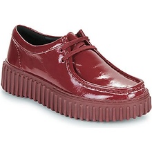 Clarks Šněrovací polobotky Torhill Bee Červená