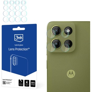 3mk Protection Протектор - Камера за Motorola Moto G15 / G15 Power - 3mk - Защита на обектива (4 броя) - Прозрачен
