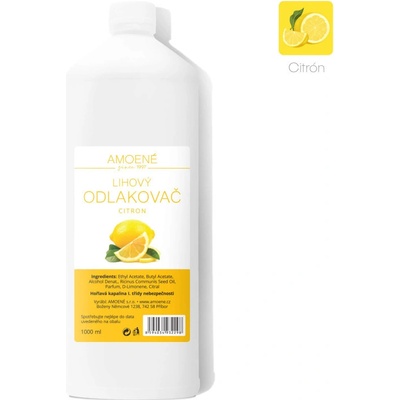 Amoené Odlakovač liehový CITRON 1 l