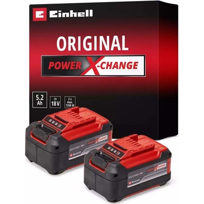 Einhell 2x 18V 5,2 Ah PXC-Twinpack 4511526