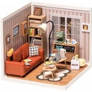 ROBOTIME Rolife DIY House: Obývacia izba s LED osvetlením 114 dielikov