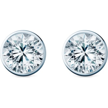 SAVICKI Обеци The Journey: бяло злато, лабораторни диаманти