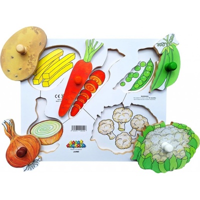 Just Jigsaws 151 Loupeme a krájíme plodiny 2 deskové 6 dielov