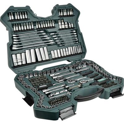 Brüder Mannesmann súprava nástrčných kľúčov metrický 1/4 6,3 mm 3/8 10 mm 1/2 12.5 mm 215-dielna M98430