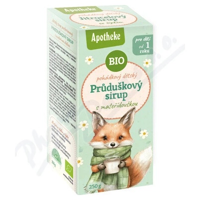 Apotheke Pohádkový průduškový sirup 1+ BIO 250 g