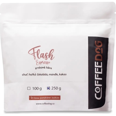 Coffeedog Flash Espresso zrnková káva 250 g