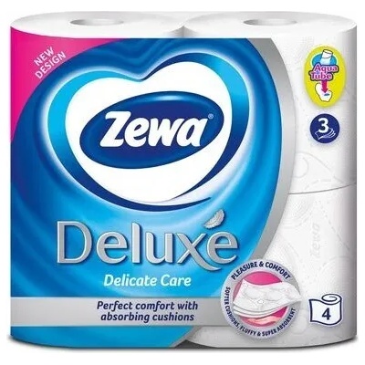 Zewa delux delicate care тоалетна хартия 4бр (zew0102)