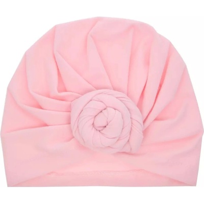 Detská turbanová čiapka Sl.ružová