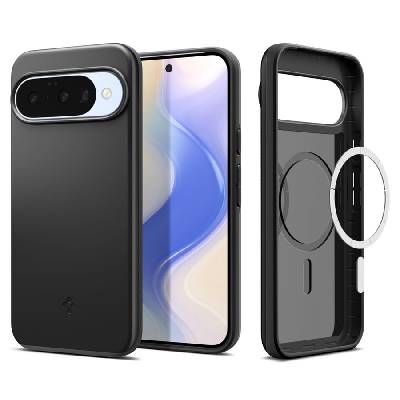 Тънък кейс с MagSafe за Google Pixel 10 / 10 Pro от Spigen Thin Fit Mag - Black (8800283307603)