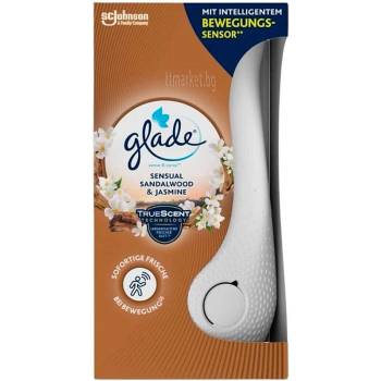 Glade Ароматизатор Glade Automatic, 269 мл, комплект, машинка+пълнител+батерии - Сндалово дърво и Жасмин