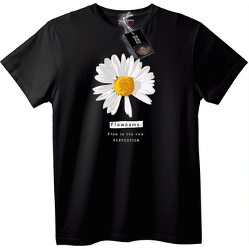NOONEBRAND Тениска Flawsome с Маргаритка - 2XL, White