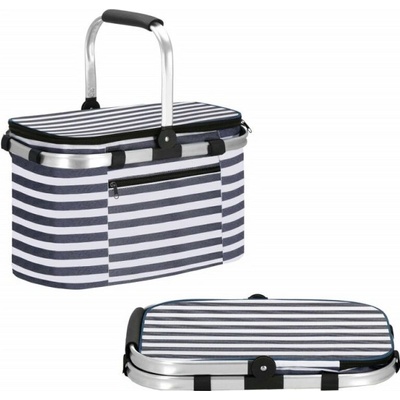 Springos Chladiaca taška 28l modro-biele pruhy BELICE
