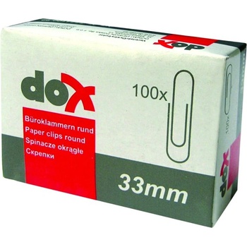 Image 1 of Office Products Кламери Office Products, заоблен връх, 33mm, опаковка 100 (15703-А)