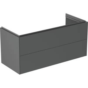 Ideal Standard Atelier Conca стенен шкаф за монтаж на стена, 2 чекмеджета, матов антрацит, 120 см (T4576Y2)