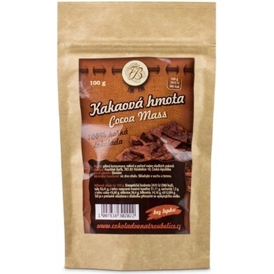Čokoládovna Troubelice Какаова маса 100 g, шоколадова фабрика Troubelice