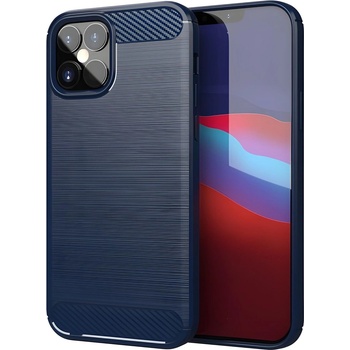 Apple Carbon Shield TPU калъф за Apple iPhone 12 Pro/iPhone 12 - Син KP9422