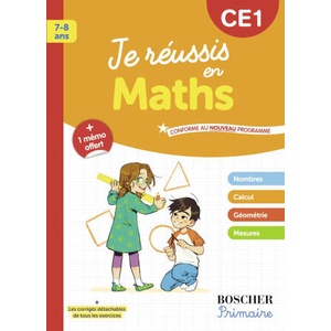Je réussis en maths CE1 | Schwab, Le Roux (2025)