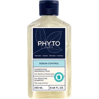 PHYTO Регулиращ шампоан против омазняване Sebum Control, 250 ml