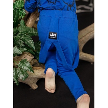 Detské nohavice na traky 1F DINIO Tmavá modrá