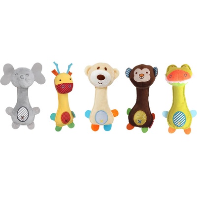 Armtoys ПЛЮШЕНА ДРЪНКАЛКА ЖИВОТНИ 5 ВИДА