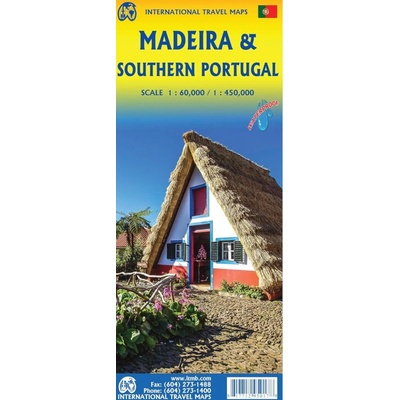 mapa Madeira and Southern Portugal 1:60 000