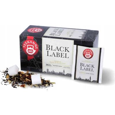 Teekanne Black Label čierny čaj vo vrecúškach 40 g