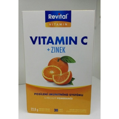 Vitar Vitamin C+zinek 30 tablet