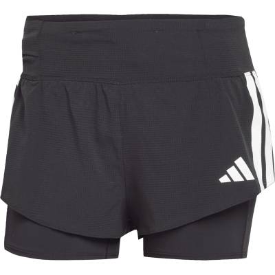adidas Дамски шорти за бягане adidas Women's Adizero 2in1 Shorts Running shorts - Black (112-4471-0113)
