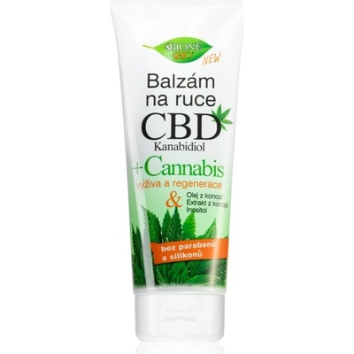 Bione Cosmetics Cannabis CBD regenerační balzám na ruce 205 ml