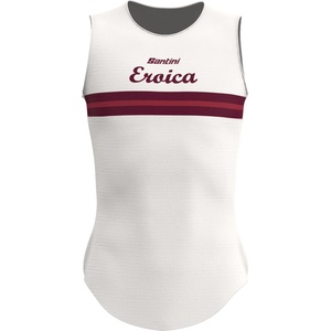 Santini Мъжко горнище Santini Eroica Timo Baselayer Cycling undershirt - Bianco - размер M/L (014-2665-0112)
