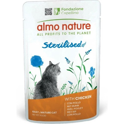 Almo Nature Functional Sterilised s kuřetem 12 x 70 g